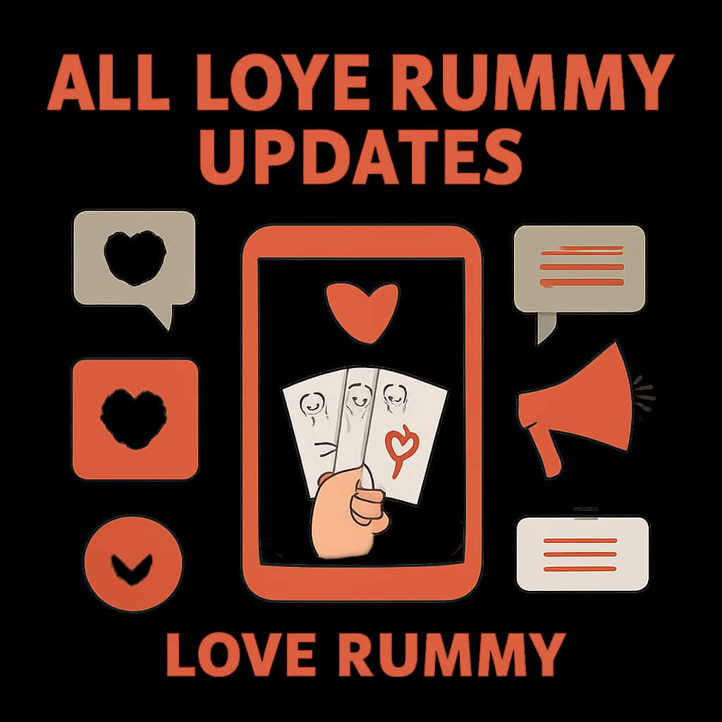 Illustration explaining Love Rummy updates.