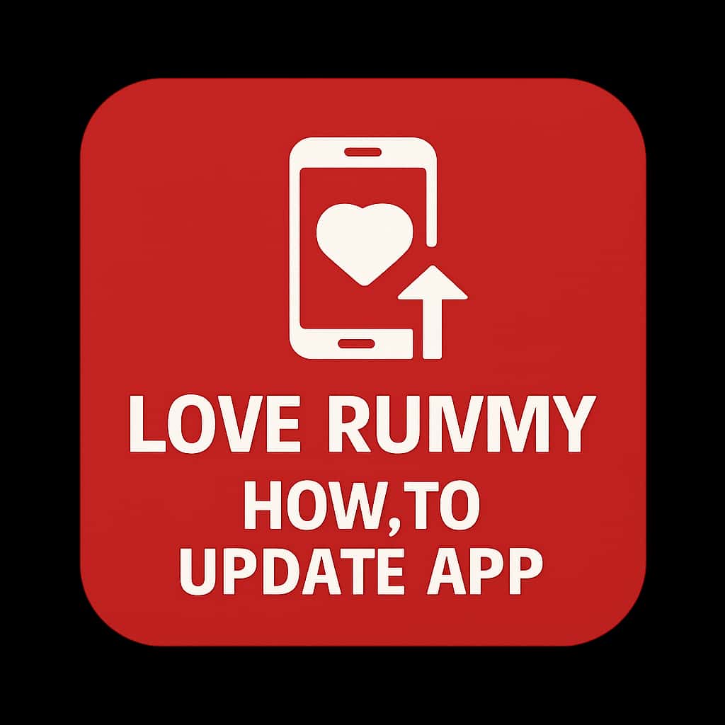Icon representing the updating process of the Love Rummy app.
