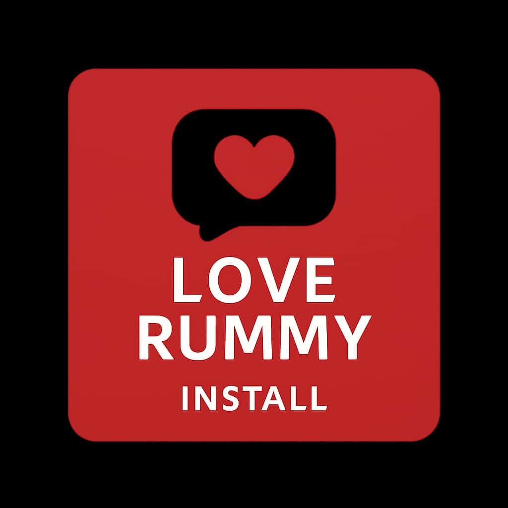 Icon representing the installation process for Love Rummy.