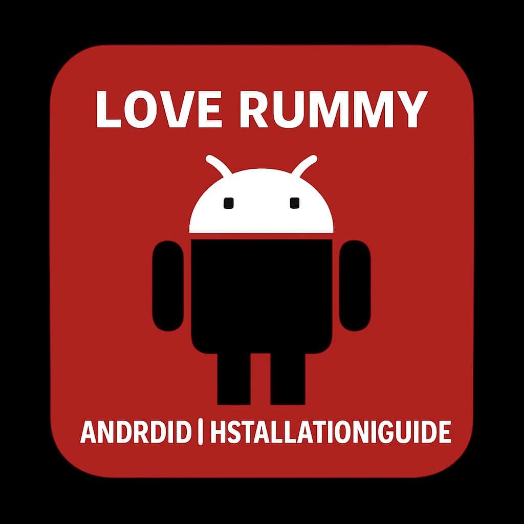 Icon representing Love Rummy Android Installation Guide.