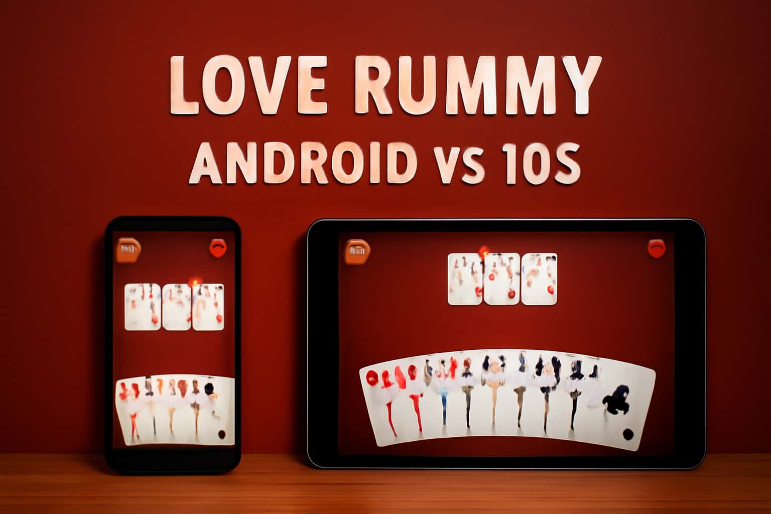 An informative visual representation of Love Rummy for Android and iOS