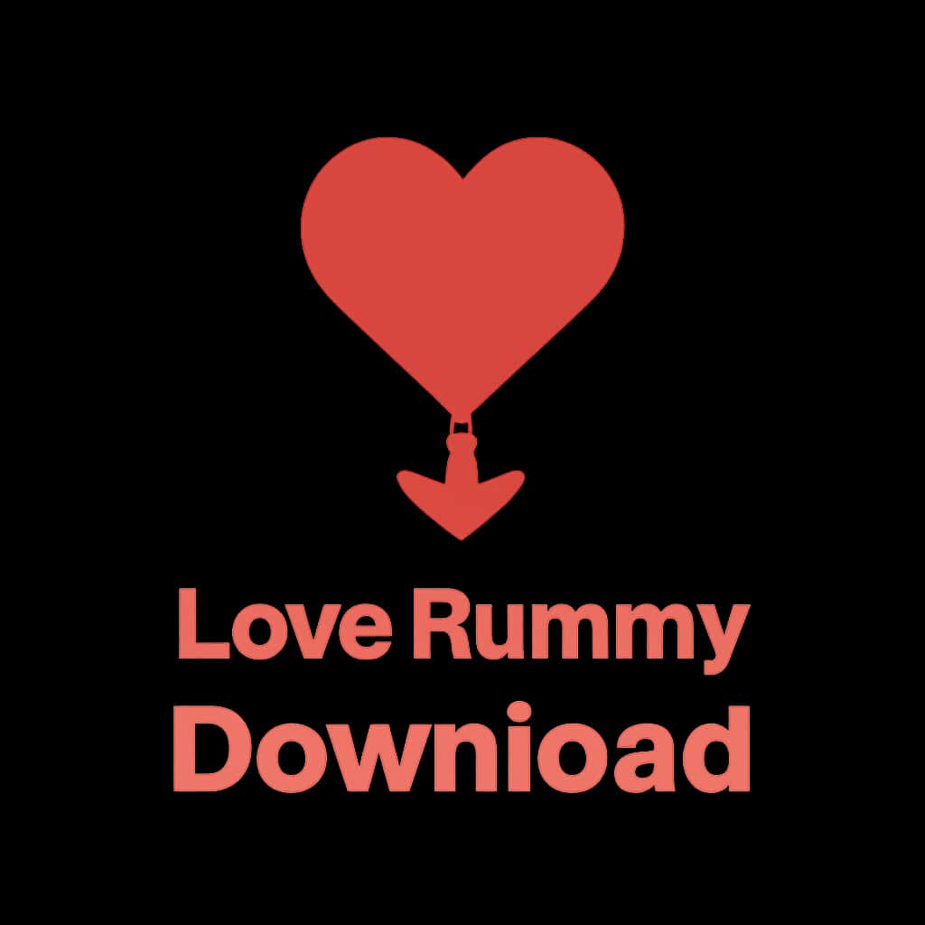 Badge representing Love Rummy download guide.