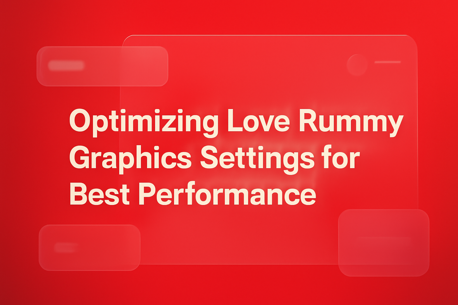 Informative visual about Love Rummy updates with prominent text.