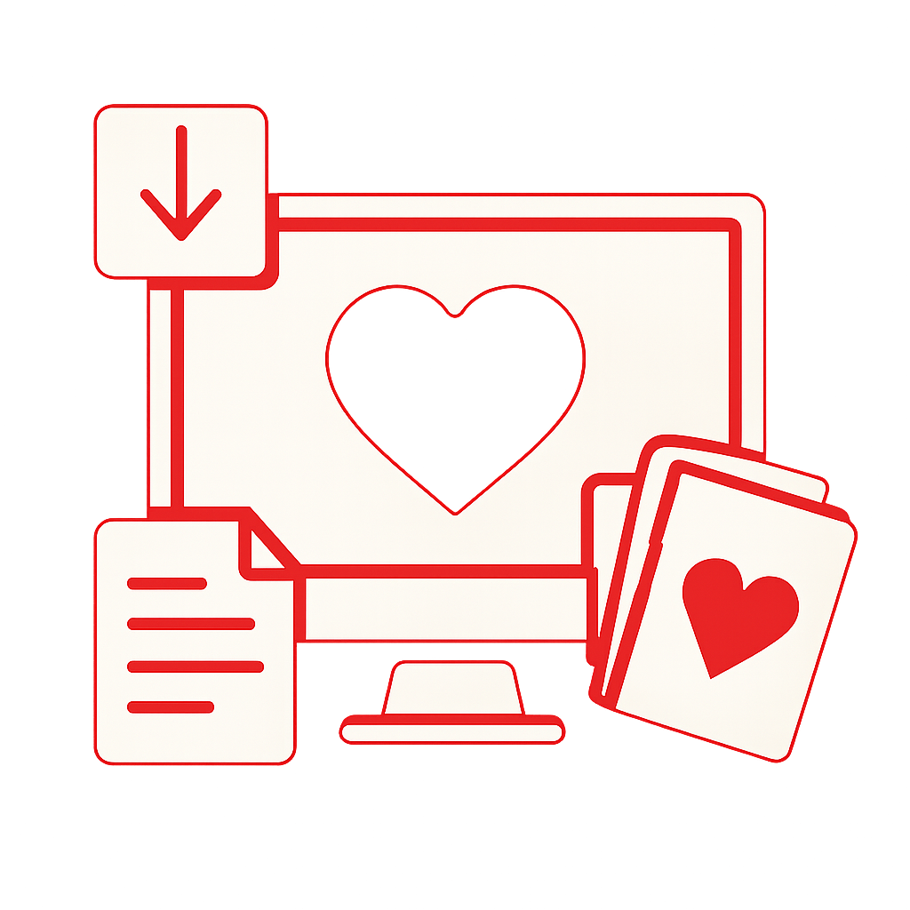 An educational diagram illustrating key security tips for a Love Rummy account.