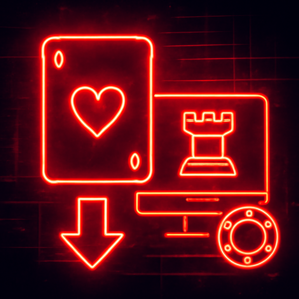 An illustration detailing the differences between Love Rummy on Android and iOS