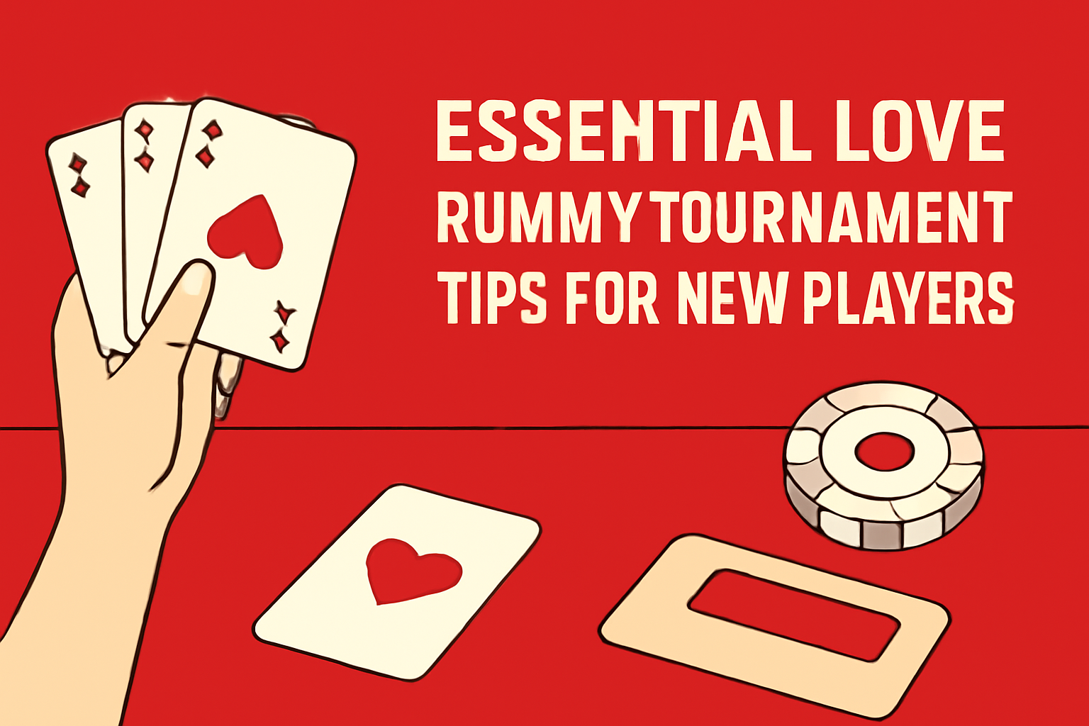 An informational scene depicting tips for securing a Love Rummy account with the text 'Secure Account Tips' in clear visibility.