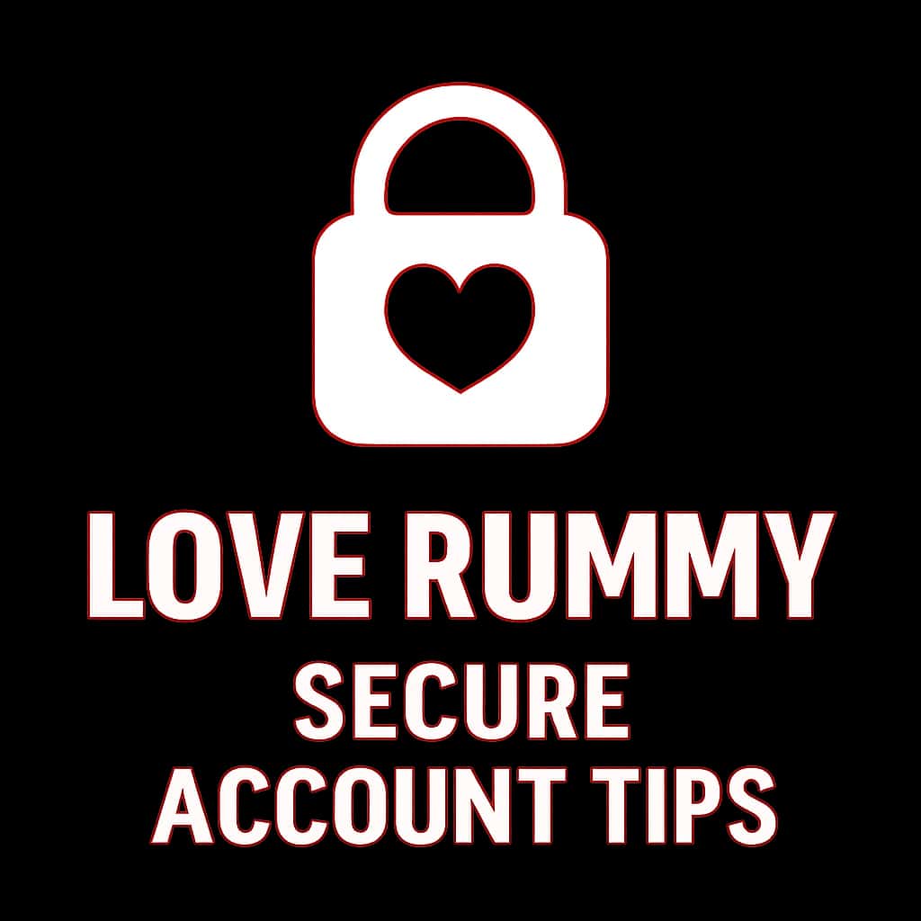 An icon representing tips for securing a Love Rummy account with the text 'Secure Account Tips'.